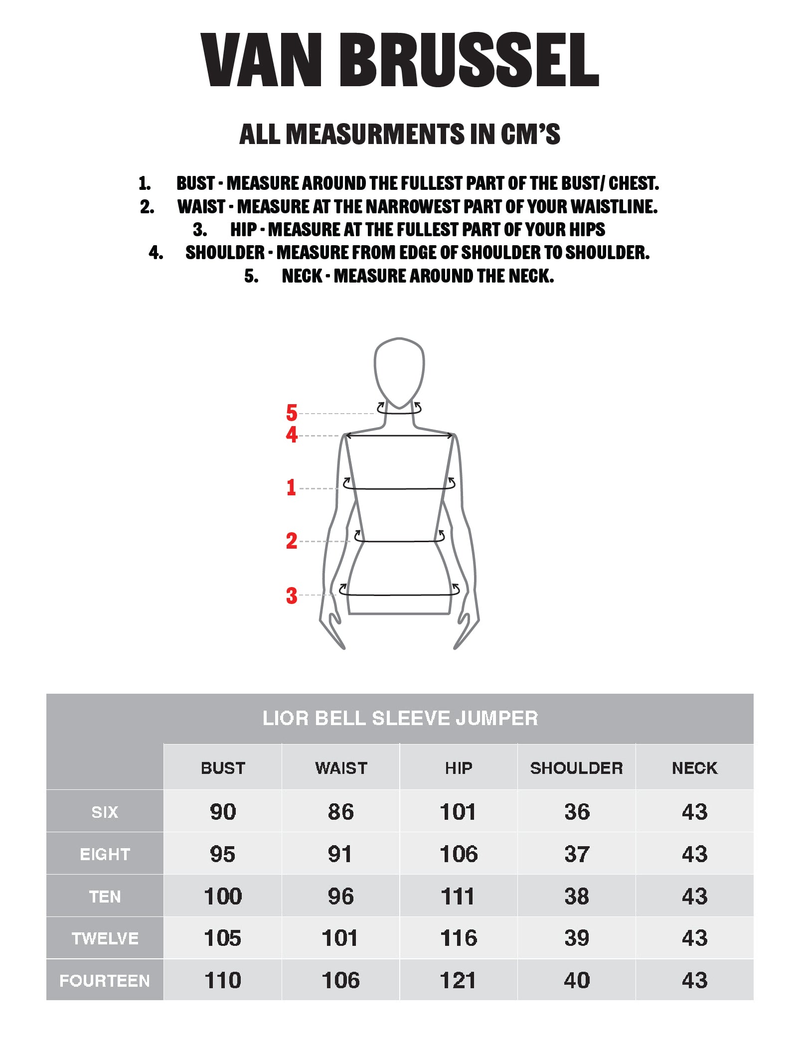 Lior Bell Sleeve Jumper in Espresso