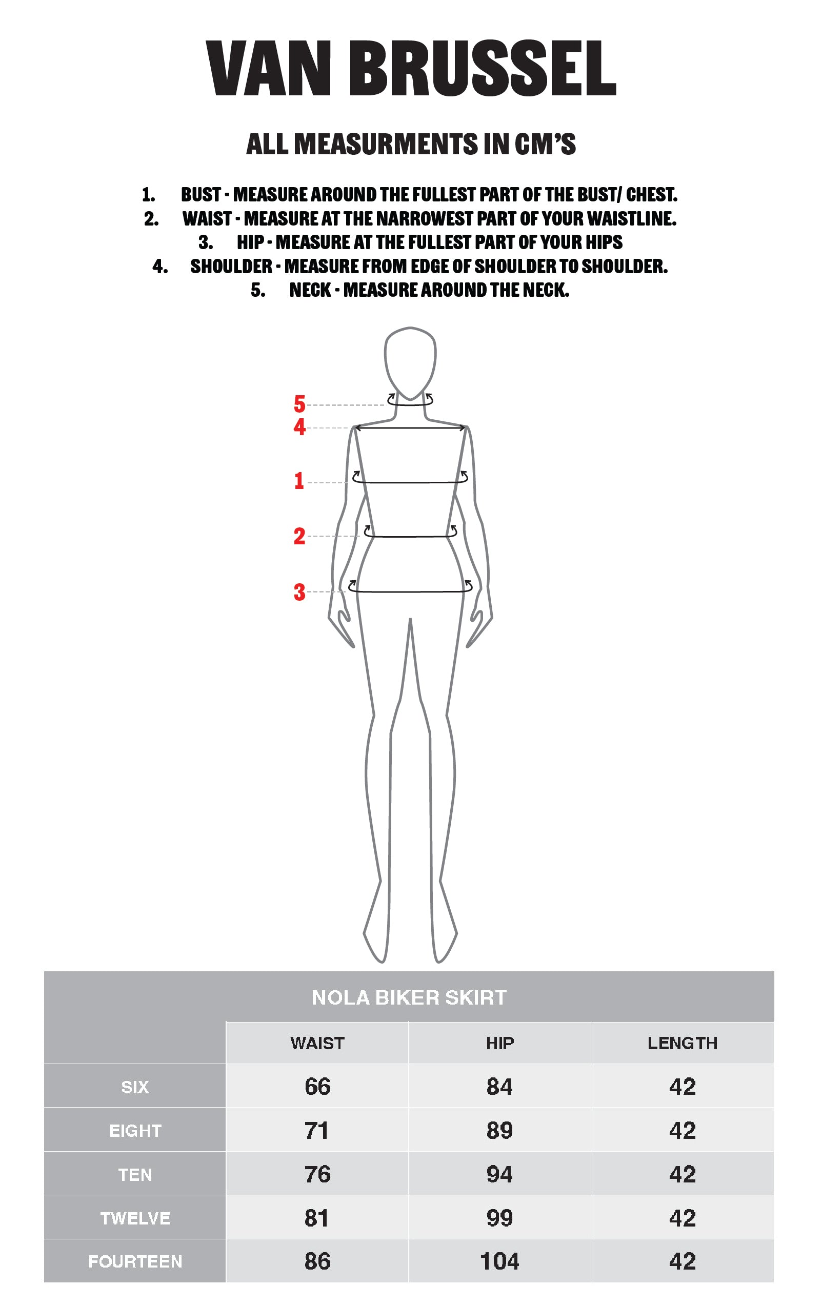 Nola Biker Skirt in Charcoal