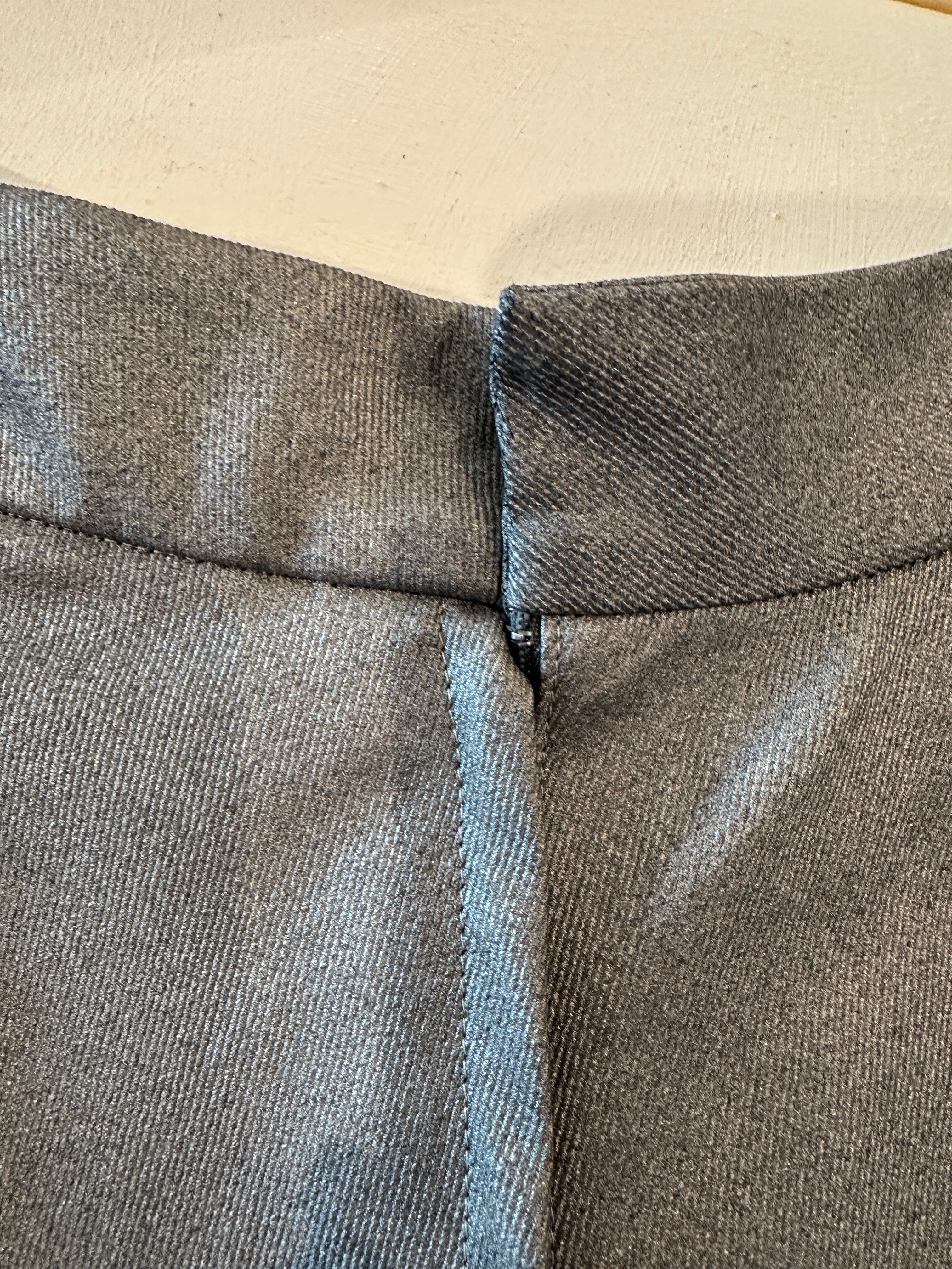 Juno Denim Tiered Skirt in Chrome SECONDS SIZE 10