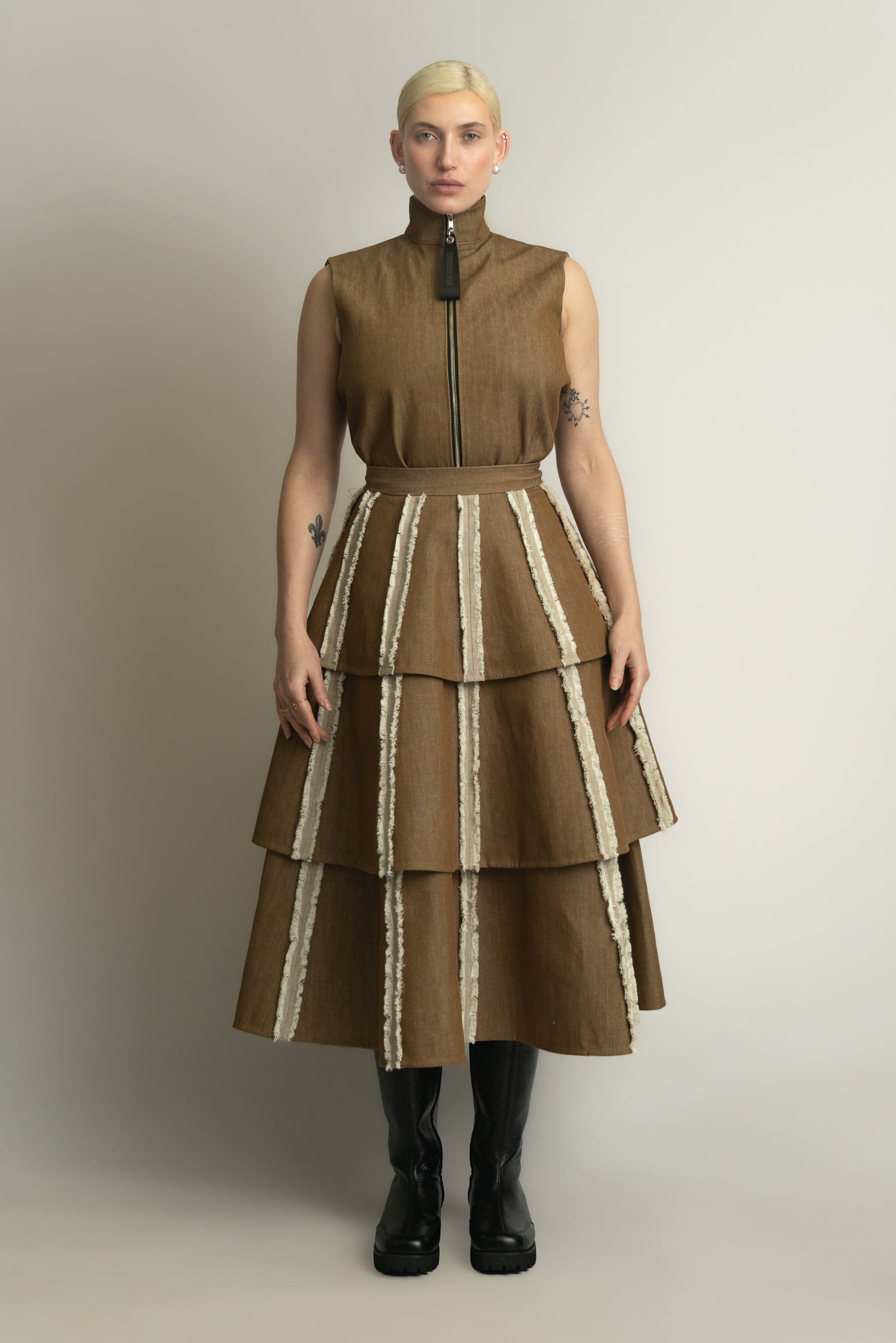 Juno Frayed Skirt - PRE-ORDER (DROPPING LATE JULY)