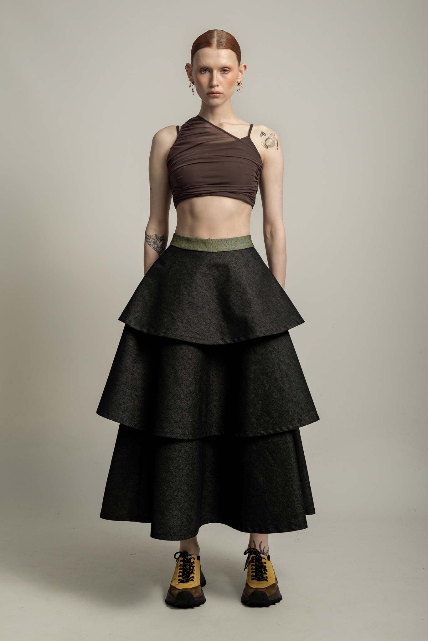 Elijah Mesh Crop Top