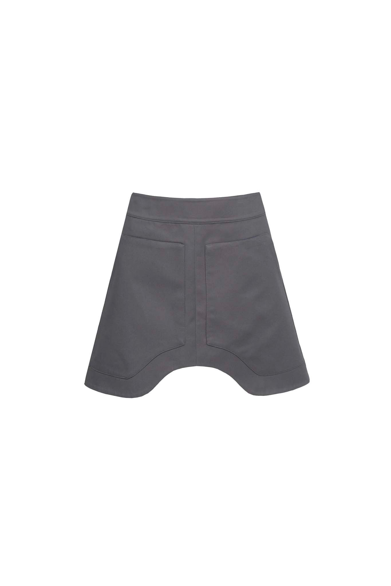 Nola Biker Skirt in Charcoal
